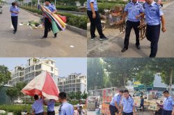 平邑经济开发区“疏堵结合”整治马路市场